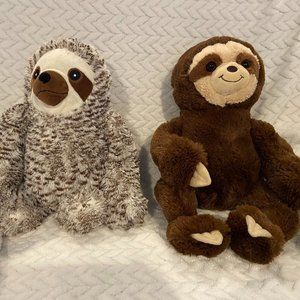 2 Sloth stuffed animals. Like new - smoke/pet free home